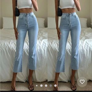 Princess Polly cropped Angela jeans